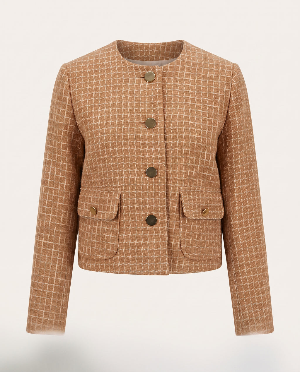 Tailored set, jacket and skirt.
