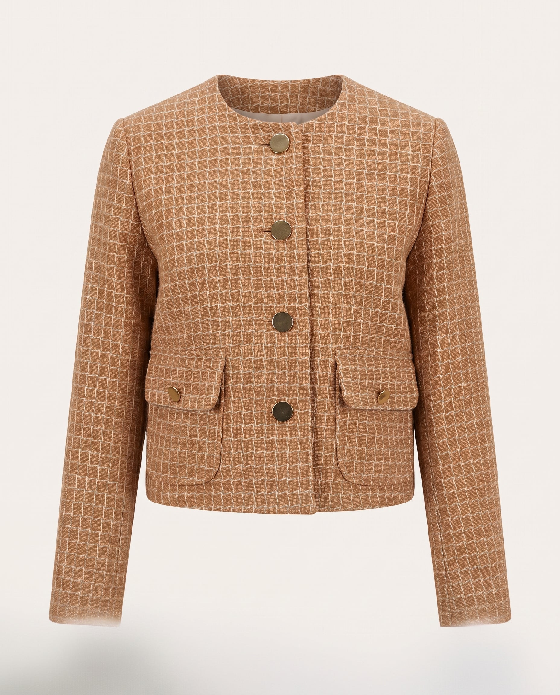 Tailored set, jacket and skirt.